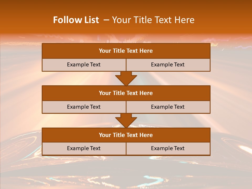 Street Flyover Sky PowerPoint Template