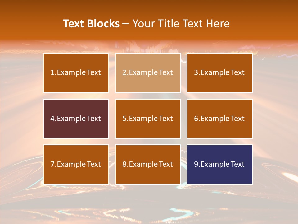 Street Flyover Sky PowerPoint Template