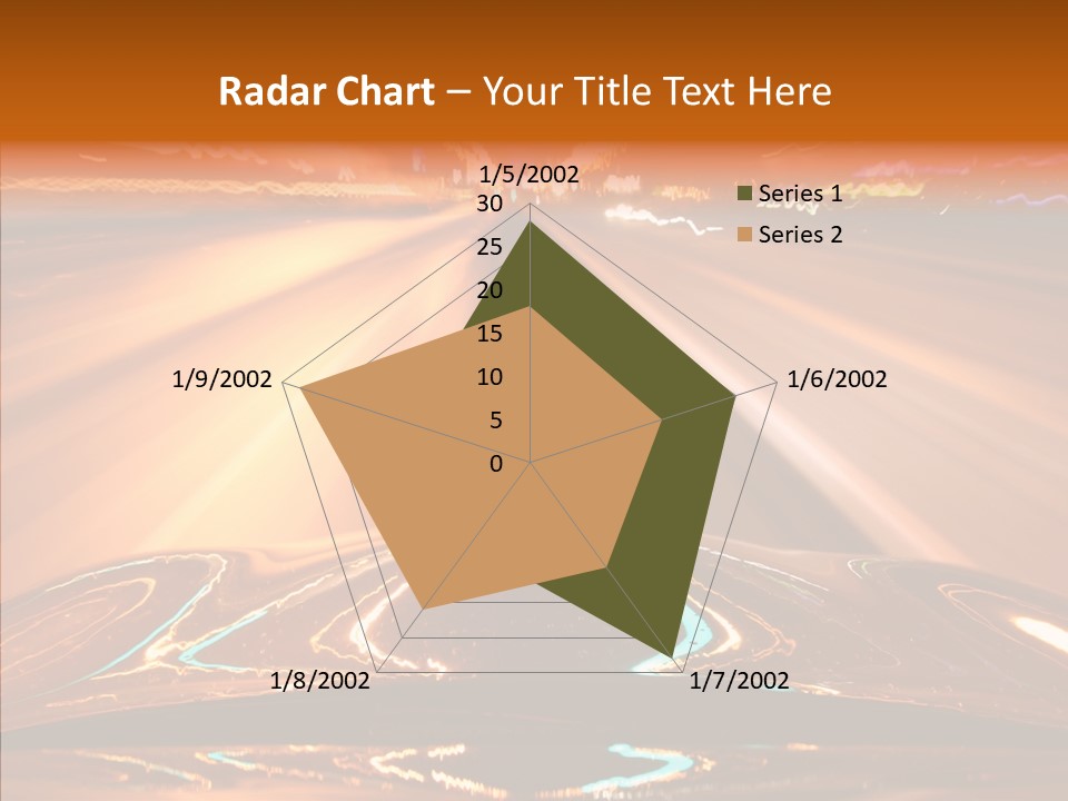 Street Flyover Sky PowerPoint Template