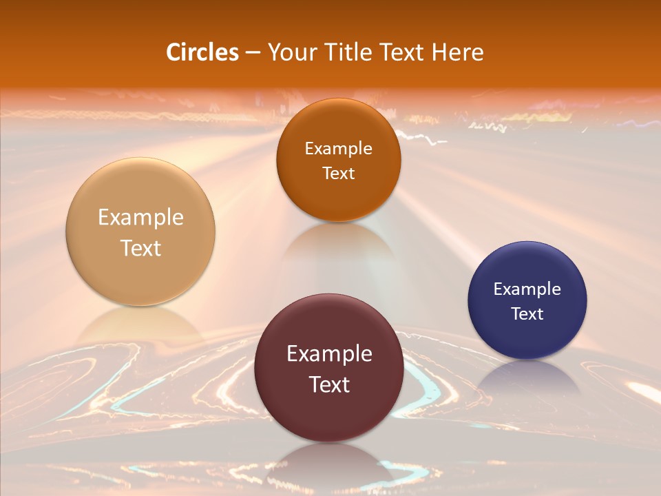 Street Flyover Sky PowerPoint Template