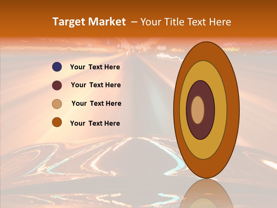 Street Flyover Sky PowerPoint Template