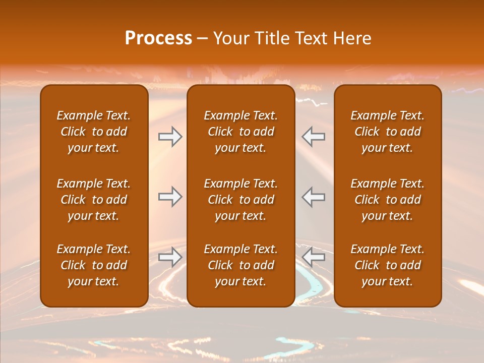 Street Flyover Sky PowerPoint Template