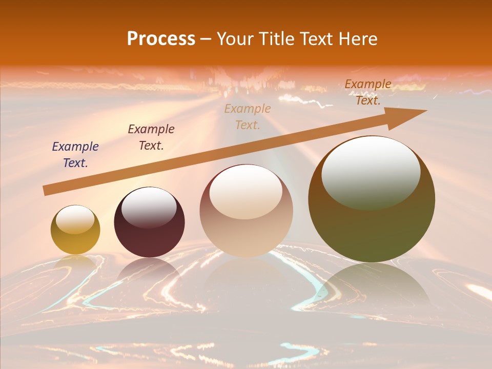 Street Flyover Sky PowerPoint Template