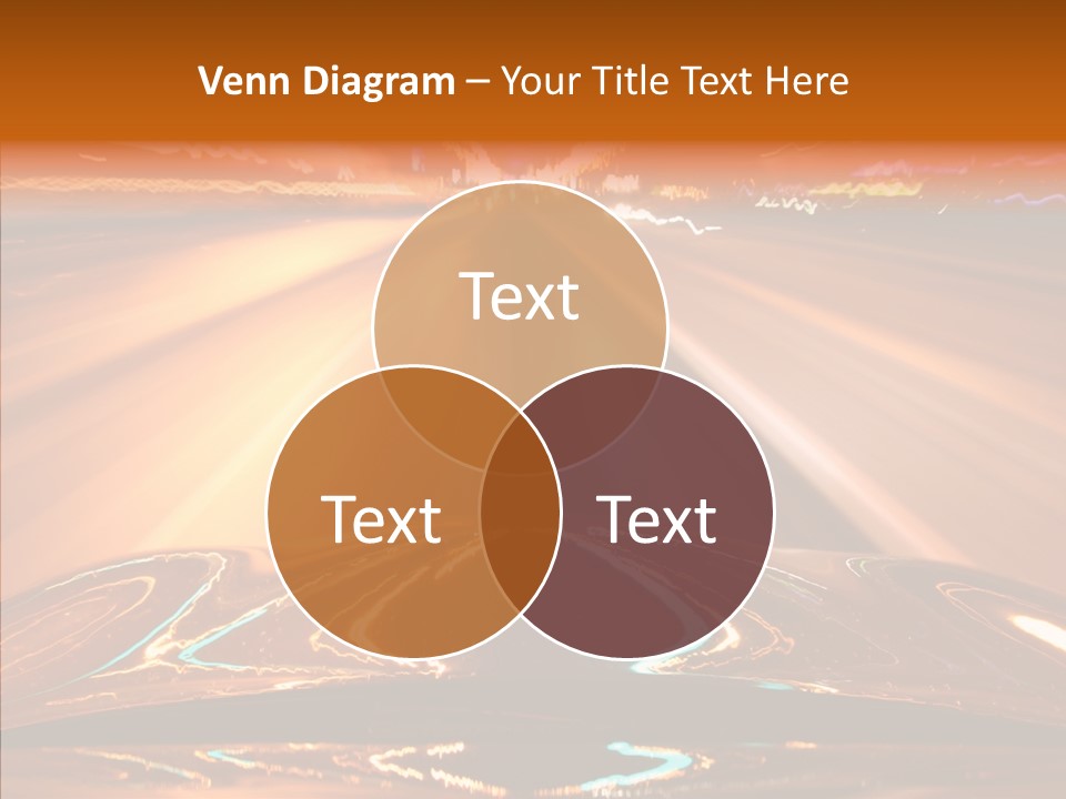 Street Flyover Sky PowerPoint Template