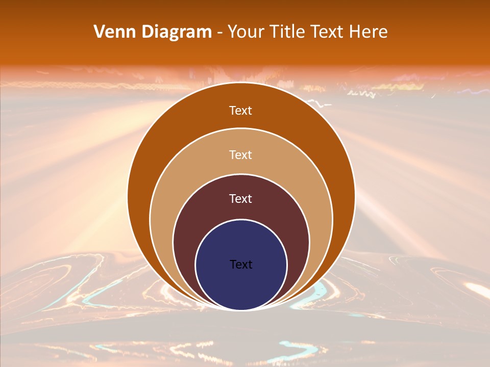 Street Flyover Sky PowerPoint Template
