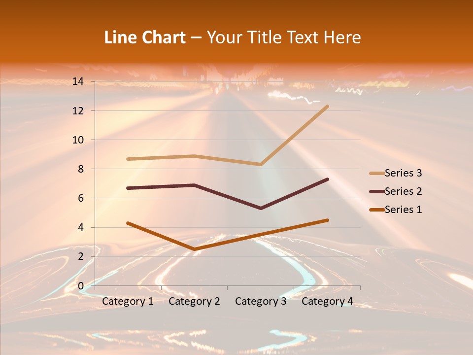 Street Flyover Sky PowerPoint Template