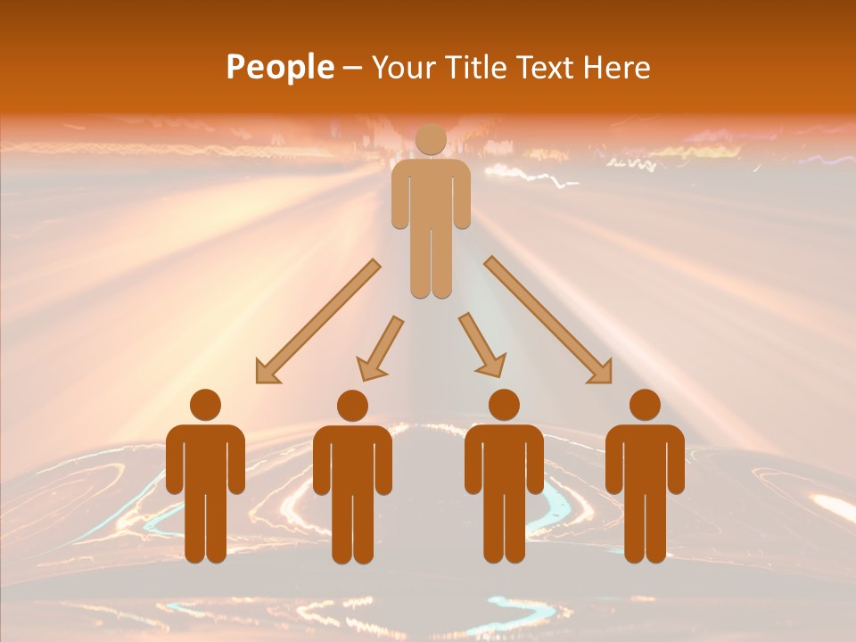 Street Flyover Sky PowerPoint Template