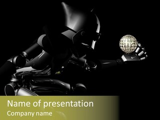 Orb Render Three Dimentional PowerPoint Template