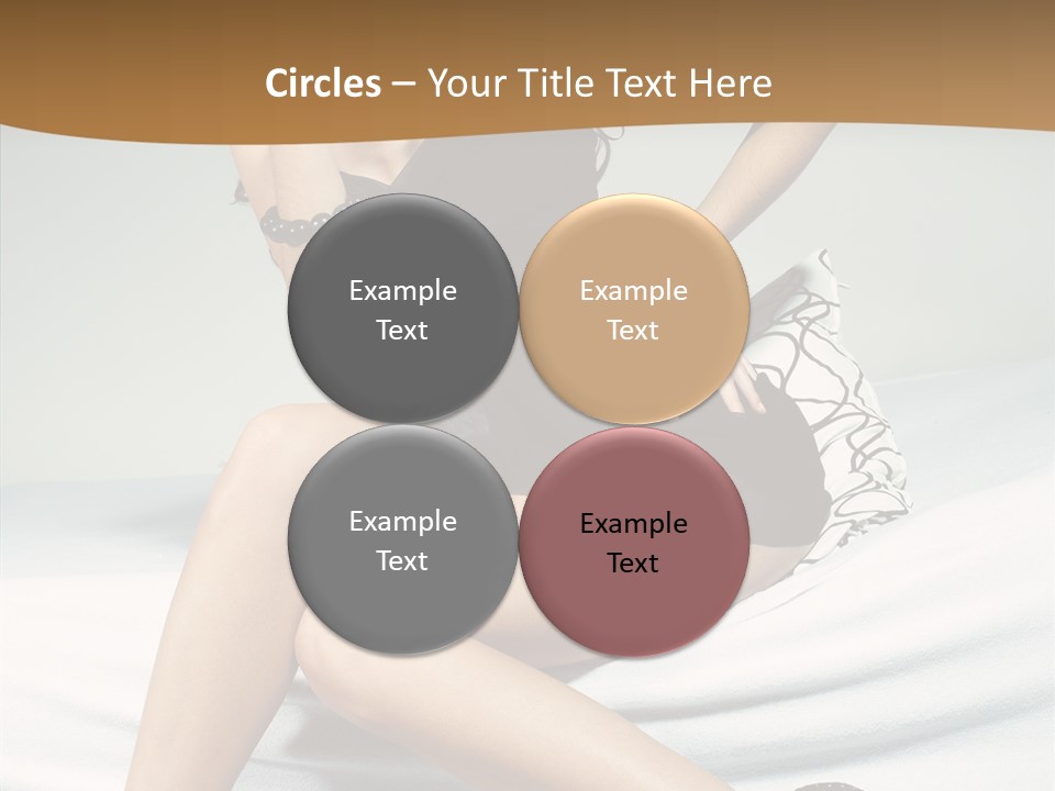 Face Black Hair PowerPoint Template