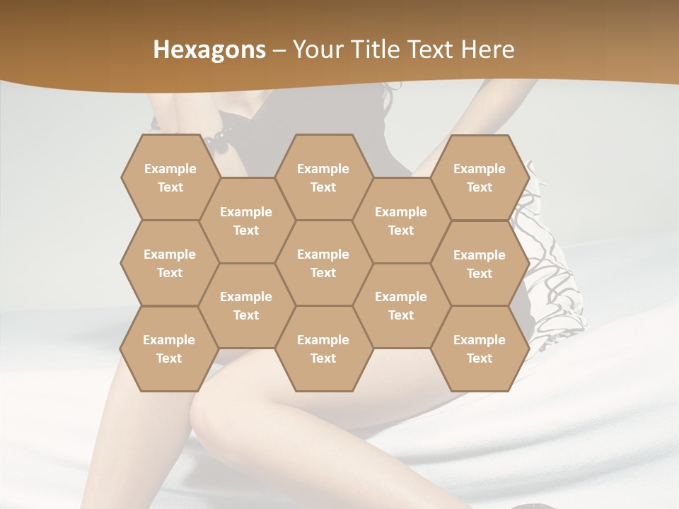 Face Black Hair PowerPoint Template