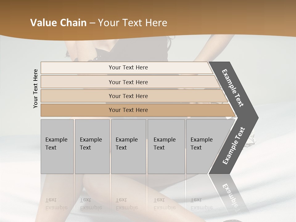 Face Black Hair PowerPoint Template