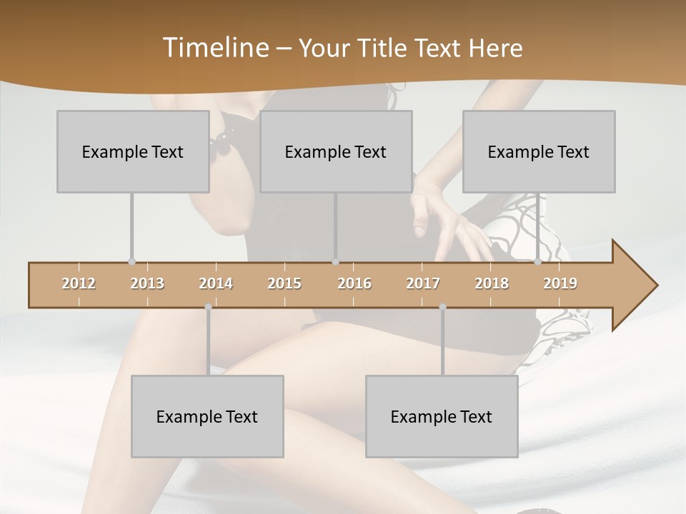 Face Black Hair PowerPoint Template