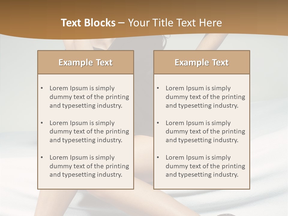 Face Black Hair PowerPoint Template