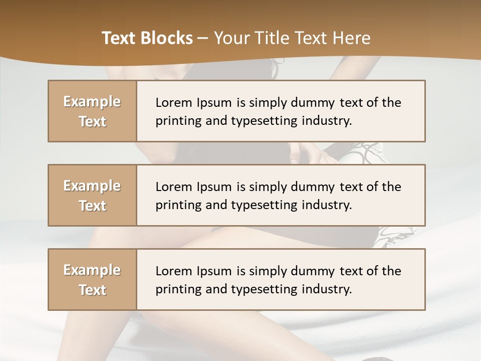 Face Black Hair PowerPoint Template