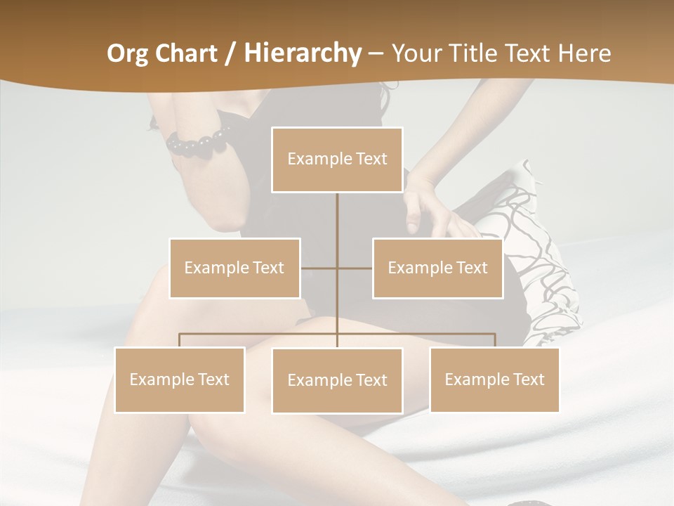 Face Black Hair PowerPoint Template