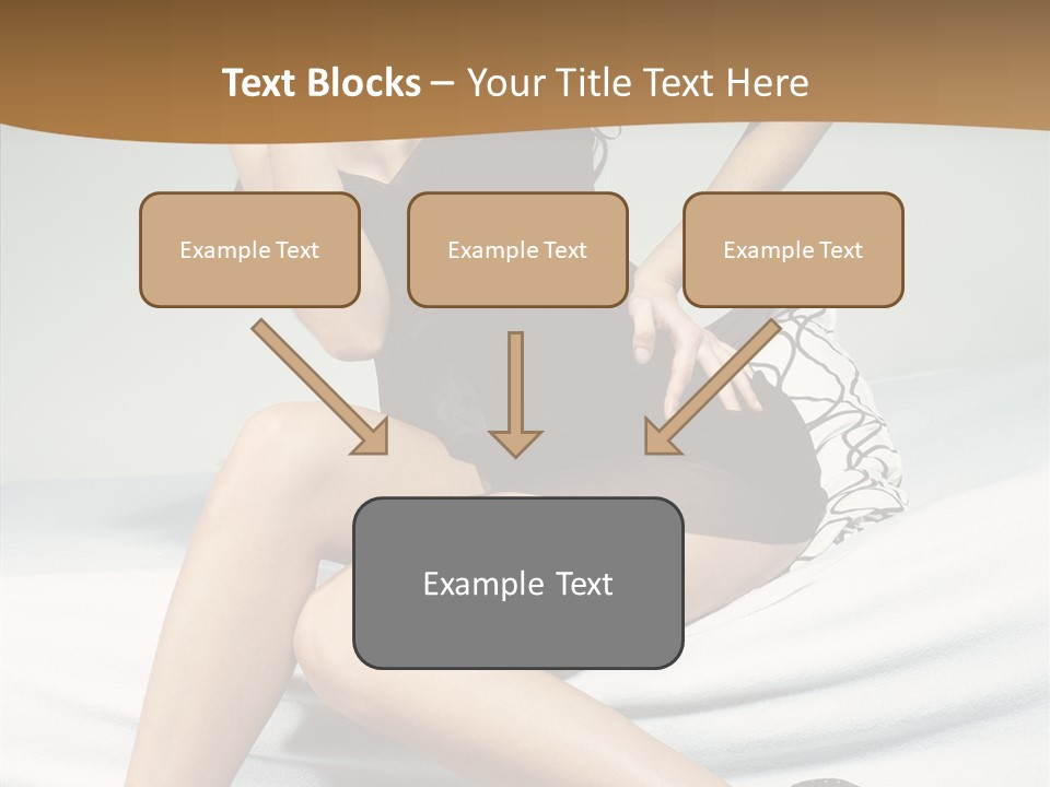 Face Black Hair PowerPoint Template