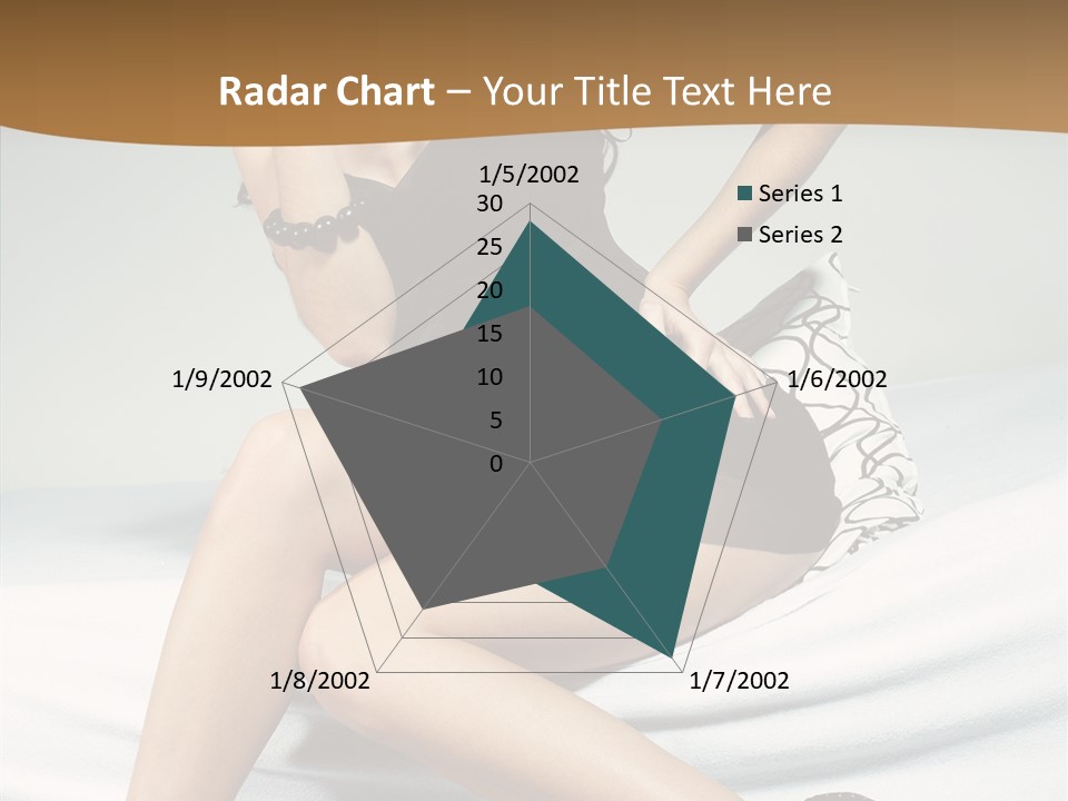 Face Black Hair PowerPoint Template