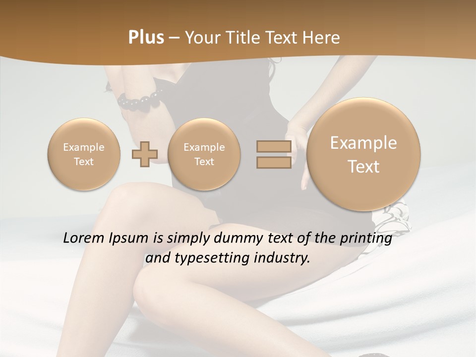 Face Black Hair PowerPoint Template