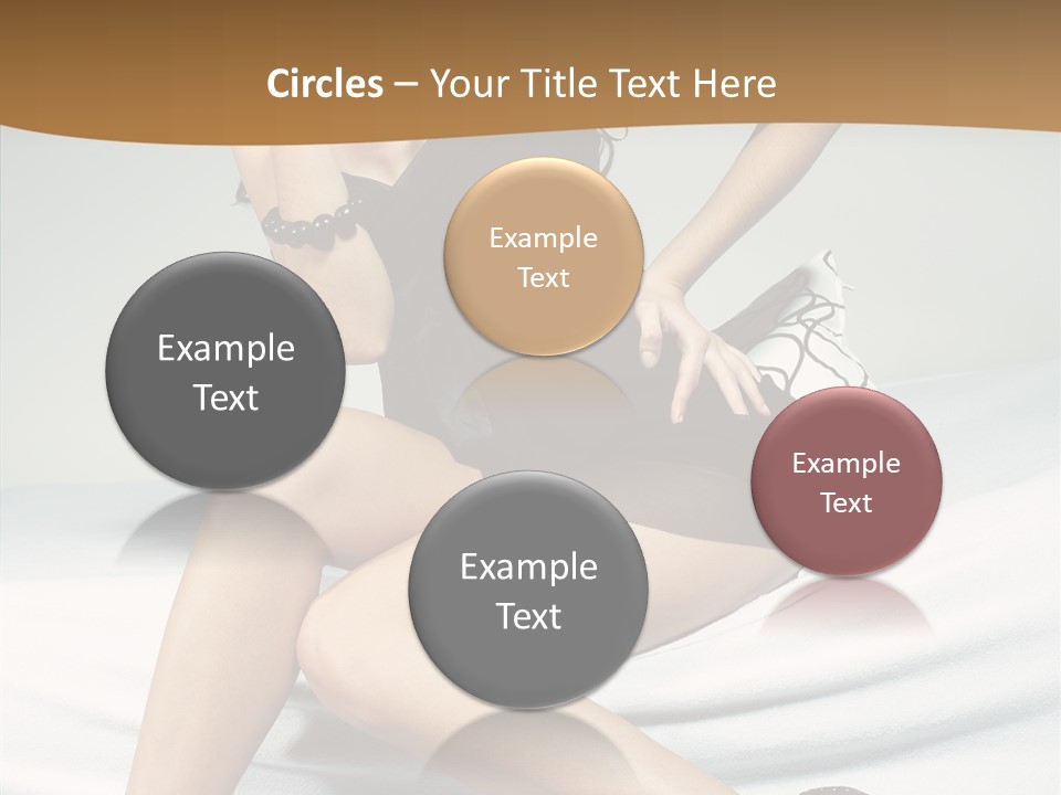 Face Black Hair PowerPoint Template