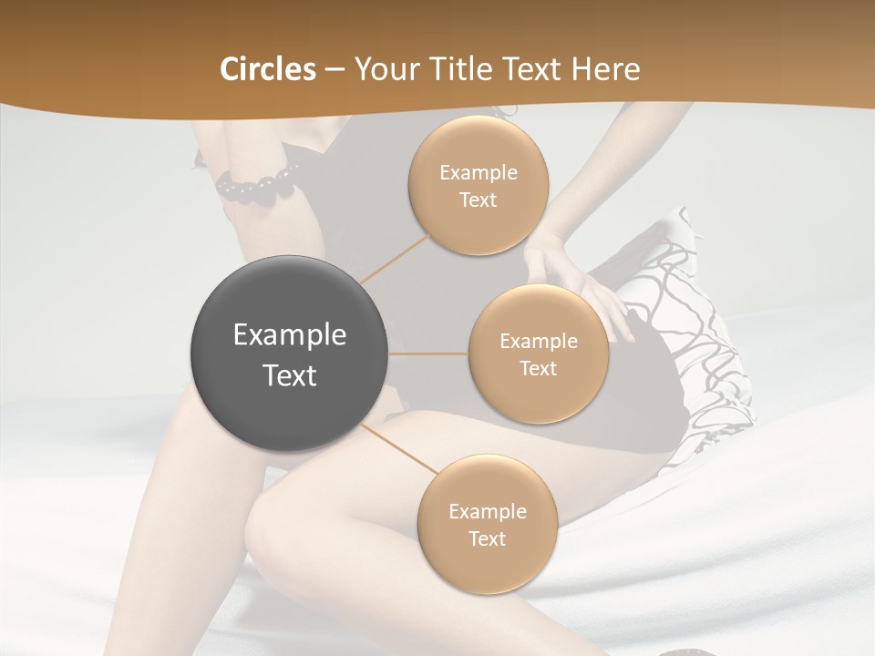 Face Black Hair PowerPoint Template