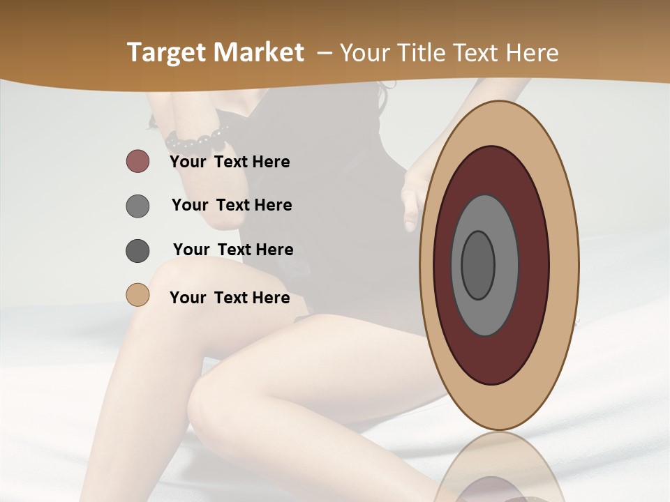 Face Black Hair PowerPoint Template