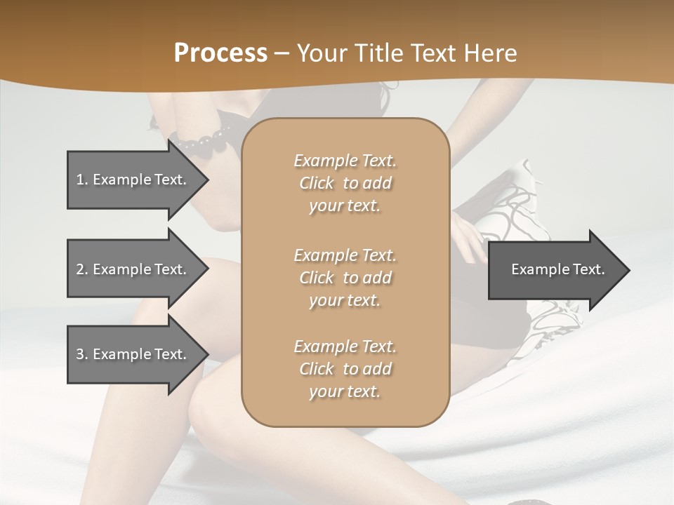 Face Black Hair PowerPoint Template