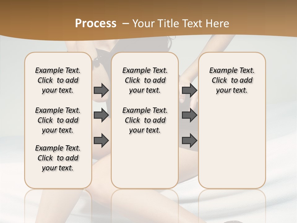 Face Black Hair PowerPoint Template