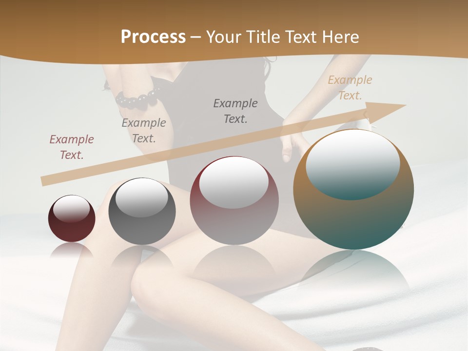 Face Black Hair PowerPoint Template