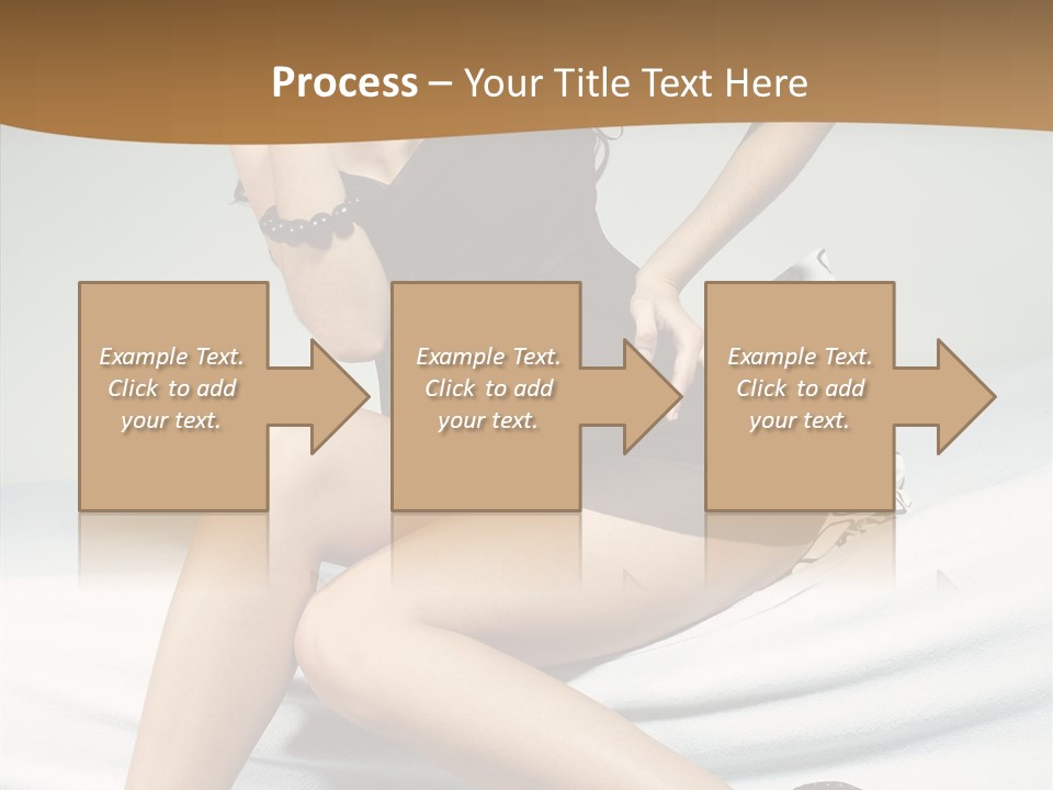 Face Black Hair PowerPoint Template