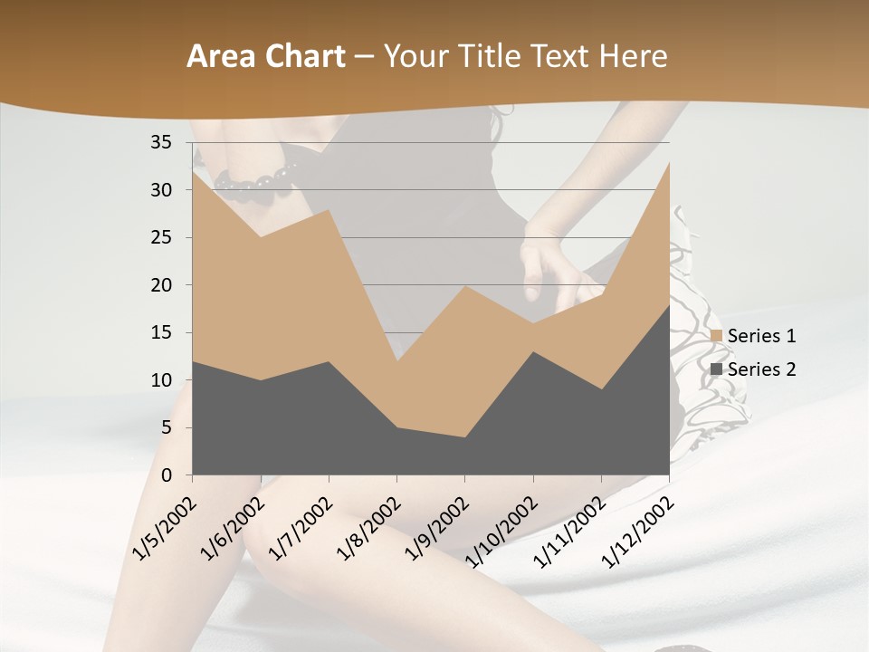Face Black Hair PowerPoint Template