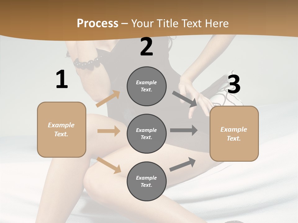 Face Black Hair PowerPoint Template