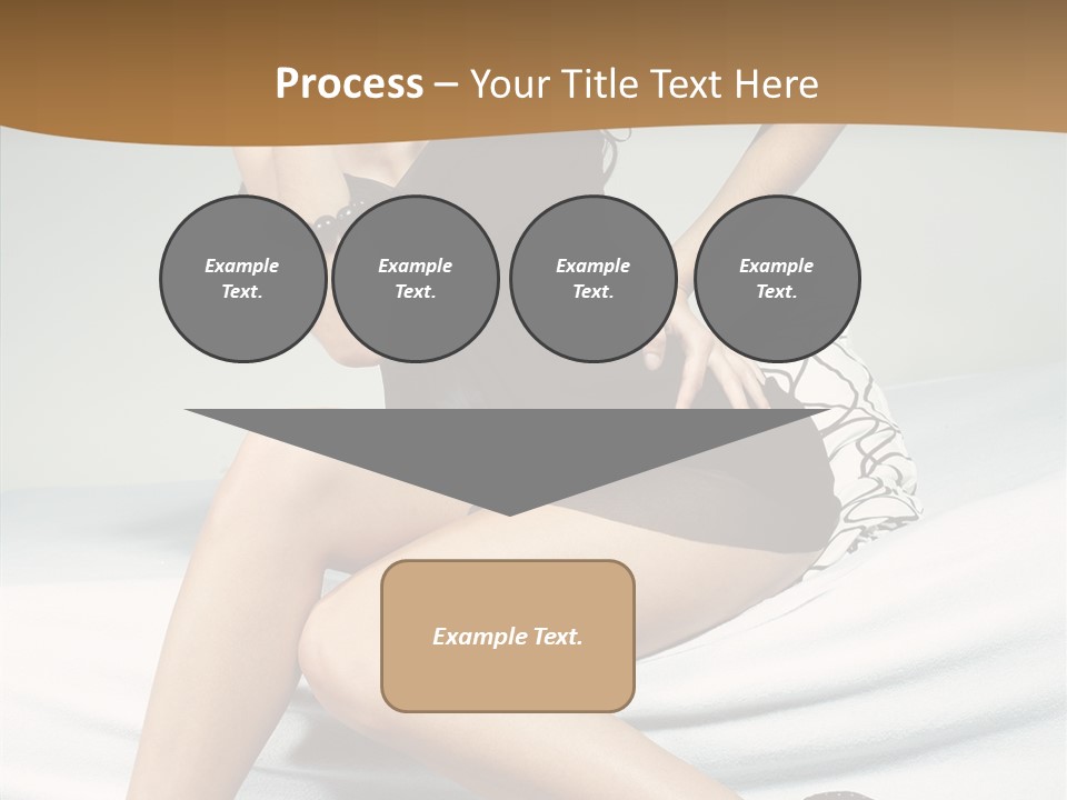 Face Black Hair PowerPoint Template