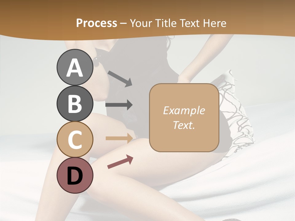 Face Black Hair PowerPoint Template