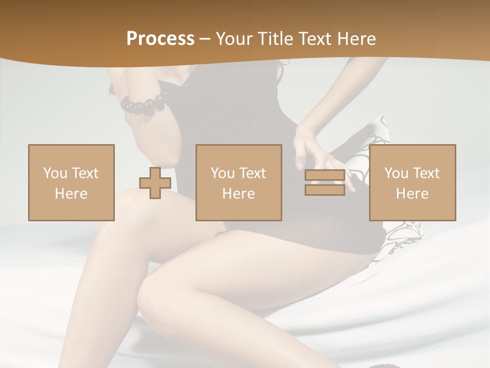 Face Black Hair PowerPoint Template