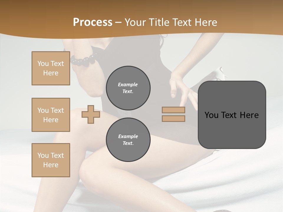 Face Black Hair PowerPoint Template