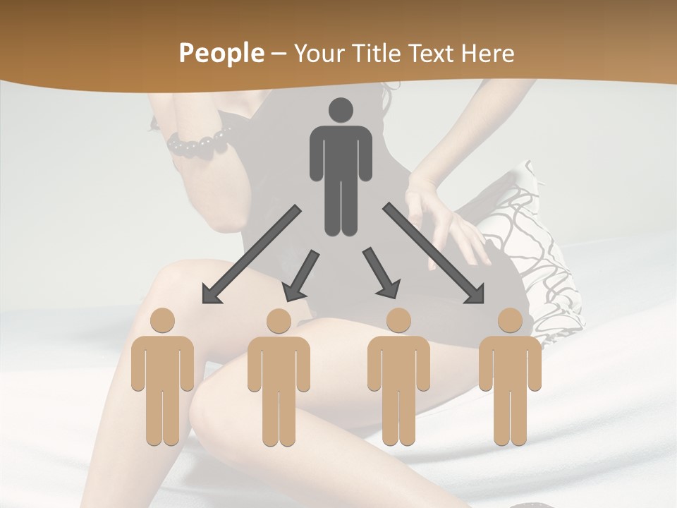 Face Black Hair PowerPoint Template