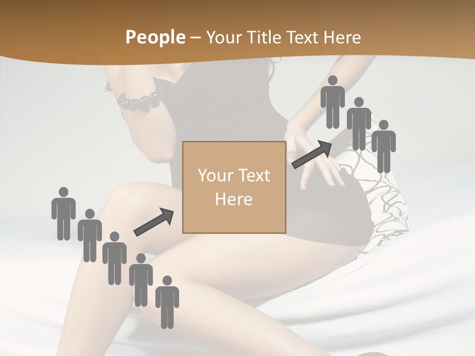 Face Black Hair PowerPoint Template