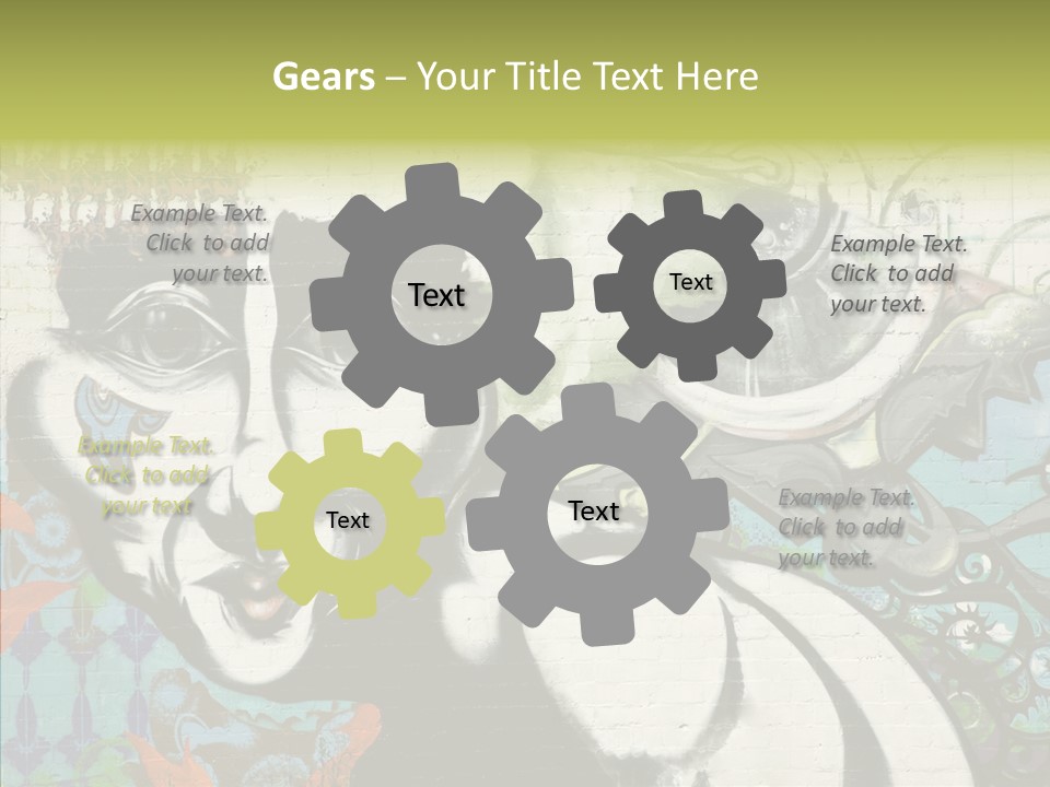 Urban Spraypaint Hardcore PowerPoint Template