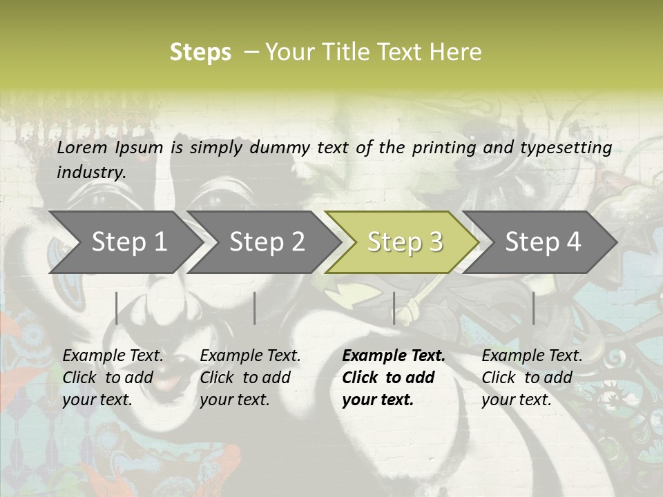Urban Spraypaint Hardcore PowerPoint Template