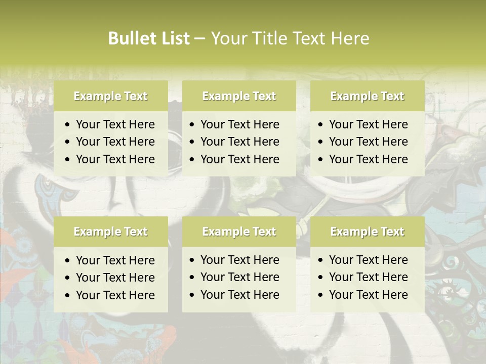 Urban Spraypaint Hardcore PowerPoint Template