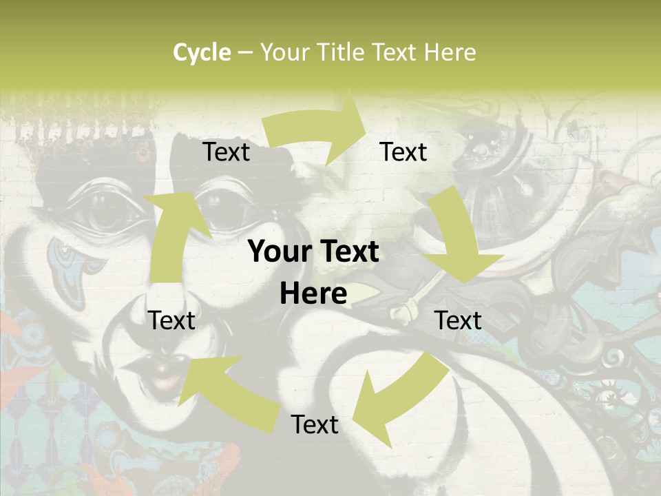 Urban Spraypaint Hardcore PowerPoint Template