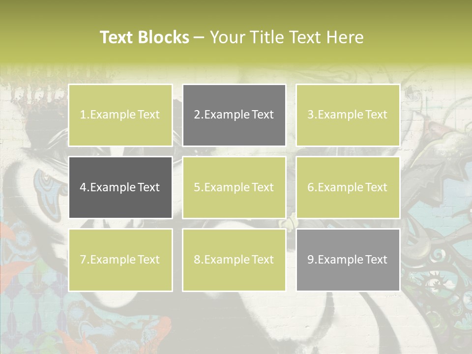 Urban Spraypaint Hardcore PowerPoint Template