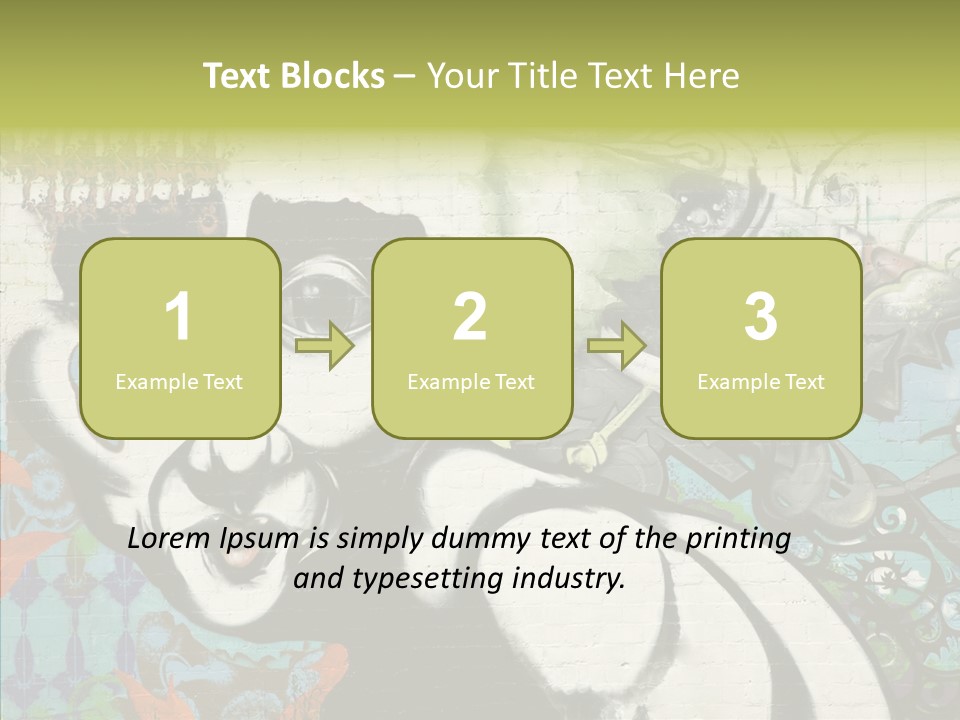 Urban Spraypaint Hardcore PowerPoint Template