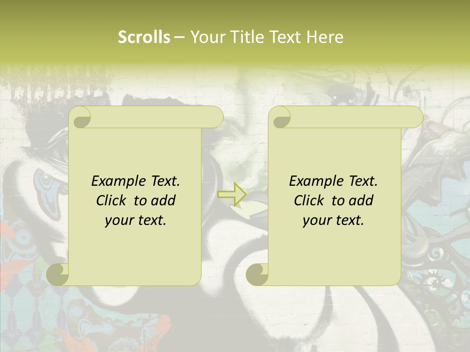 Urban Spraypaint Hardcore PowerPoint Template