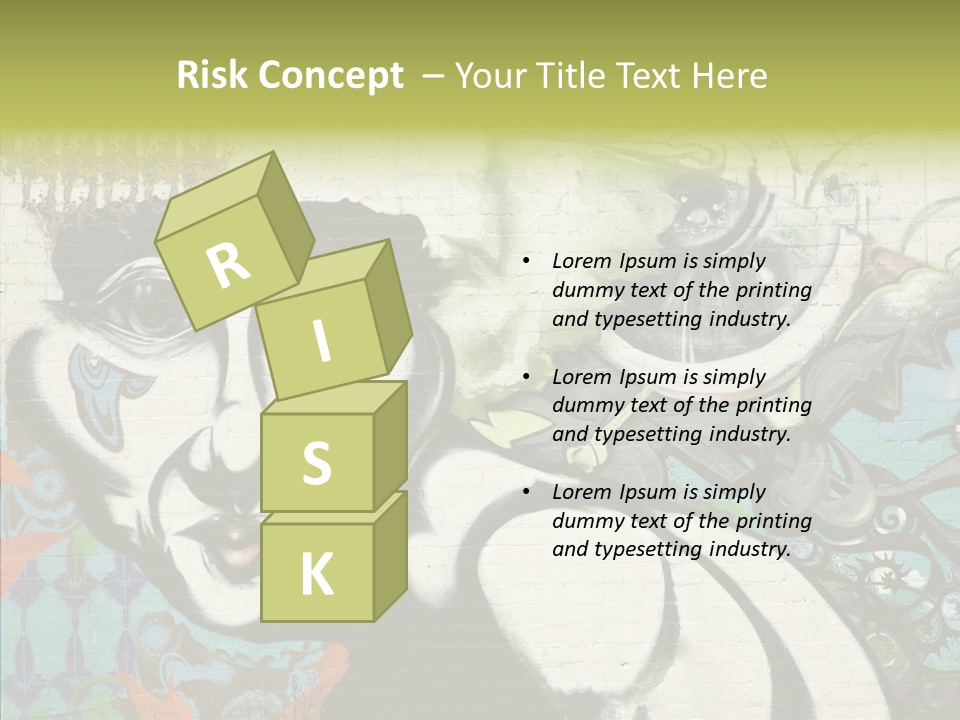 Urban Spraypaint Hardcore PowerPoint Template