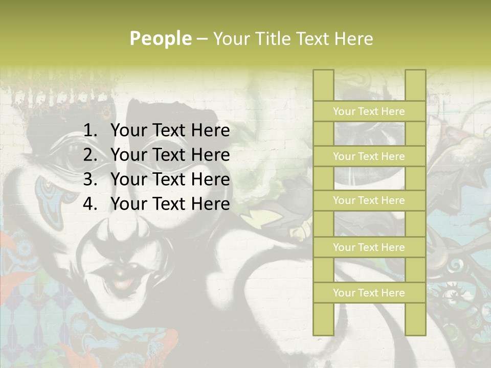 Urban Spraypaint Hardcore PowerPoint Template