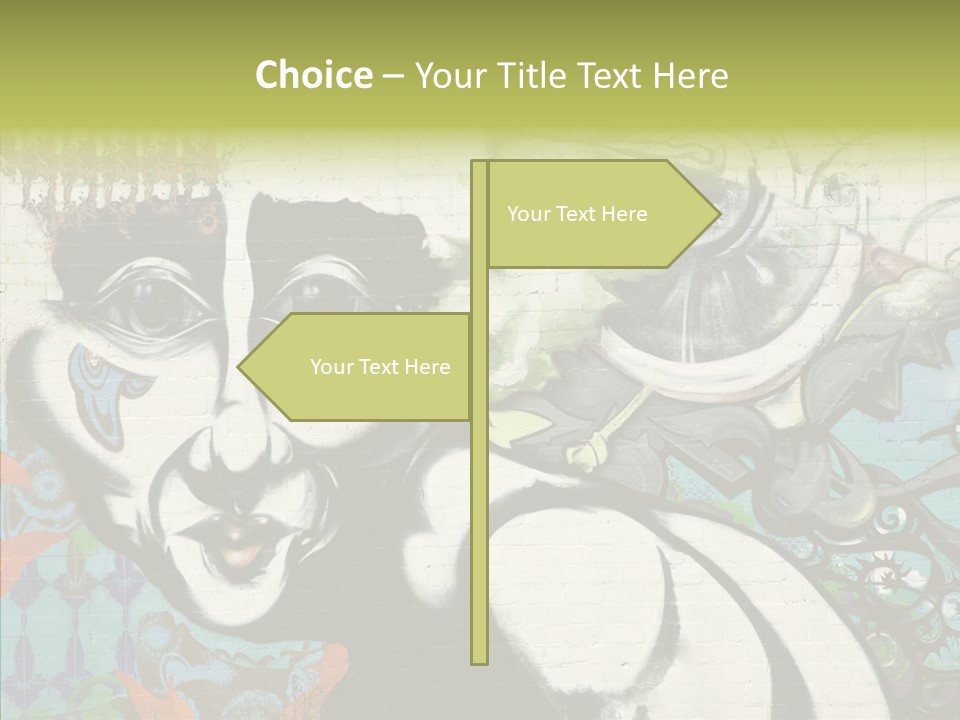 Urban Spraypaint Hardcore PowerPoint Template