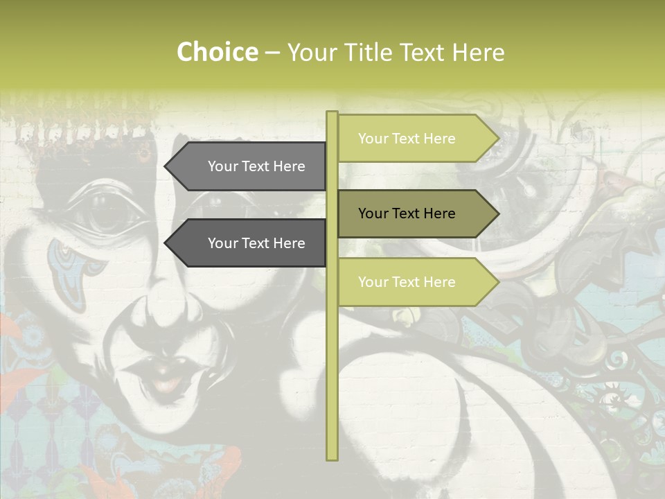 Urban Spraypaint Hardcore PowerPoint Template