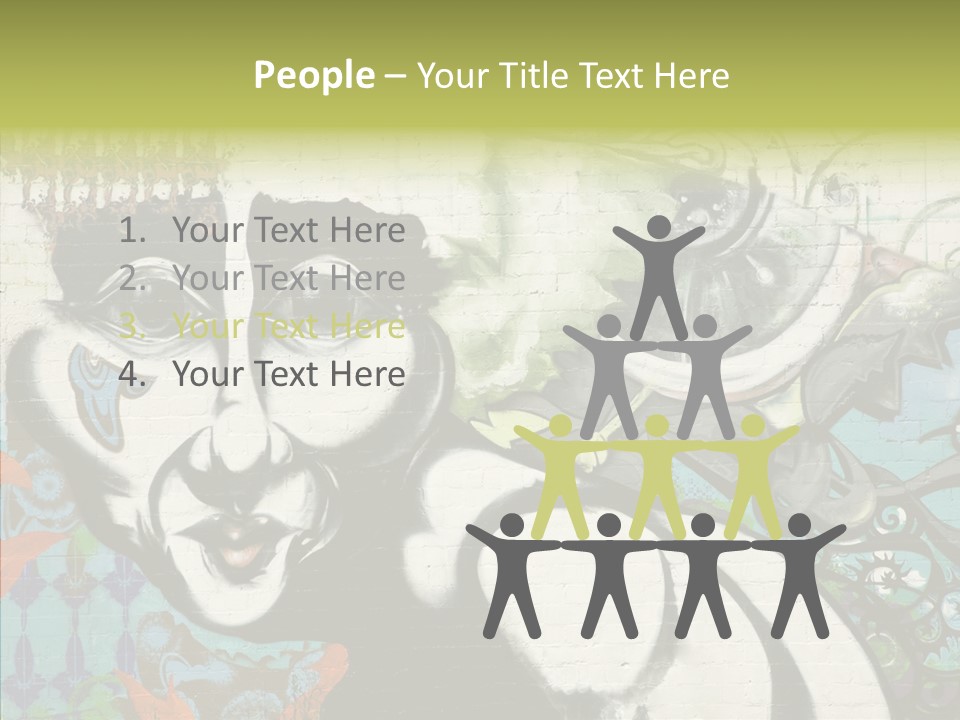 Urban Spraypaint Hardcore PowerPoint Template