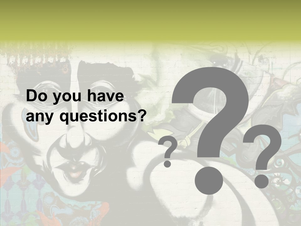 Urban Spraypaint Hardcore PowerPoint Template